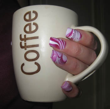 How to Make These Awesome Water Marbled Nails!