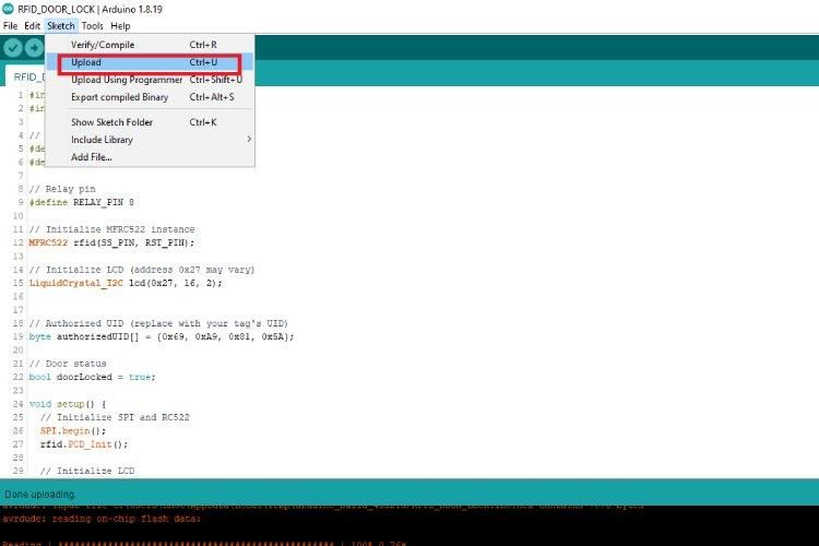 DIY RFID Door Lock System Using Arduino : 5 Steps (with Pictures ...