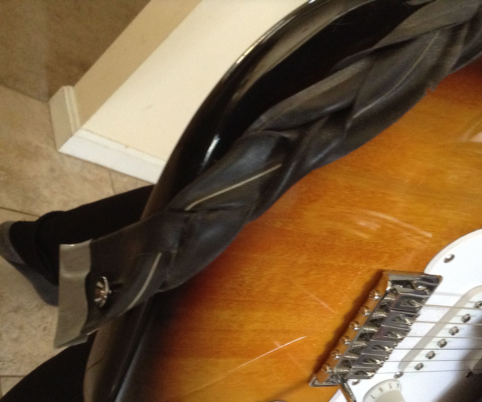 Braided Inner Tube Guitar Strap