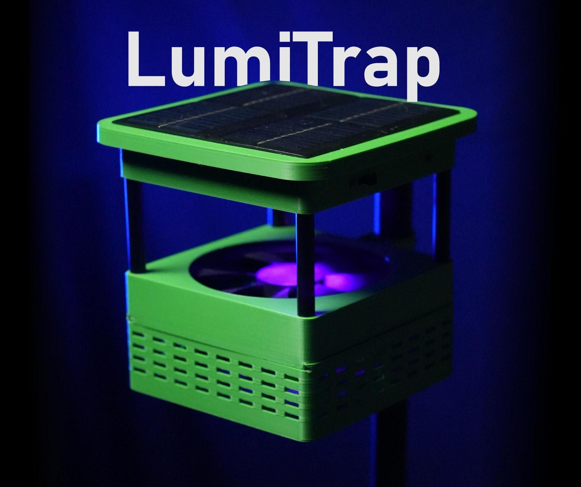 LumiTrap : 3D-Printed Solar UV Bug Trap for Eco-Friendly Pest Control