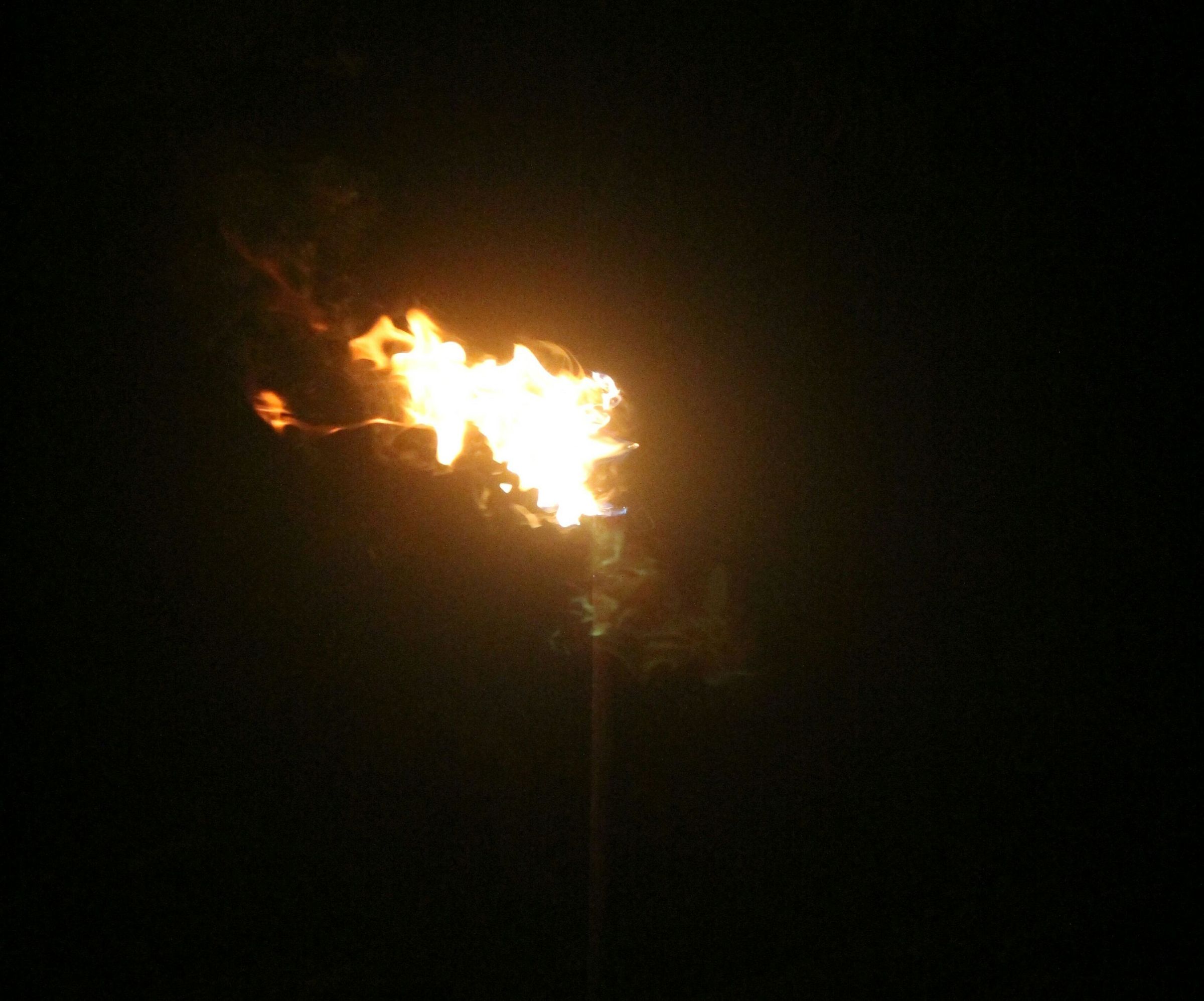 simple flaming torch 