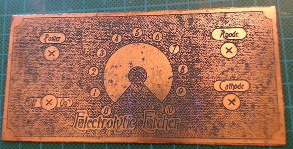 Etching the Instrumentation Panel