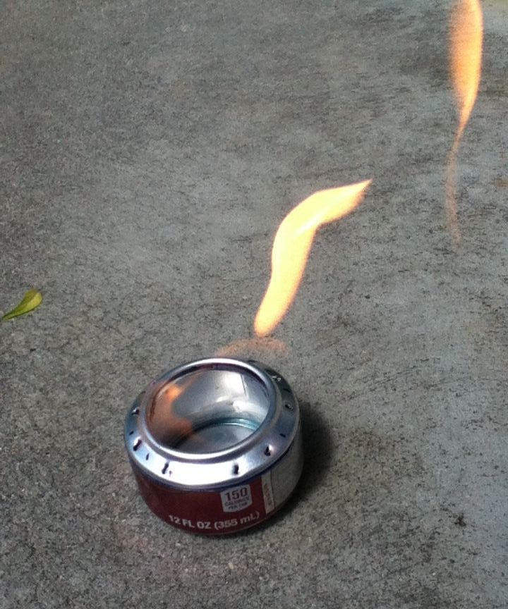 Pop Can Camp Stove