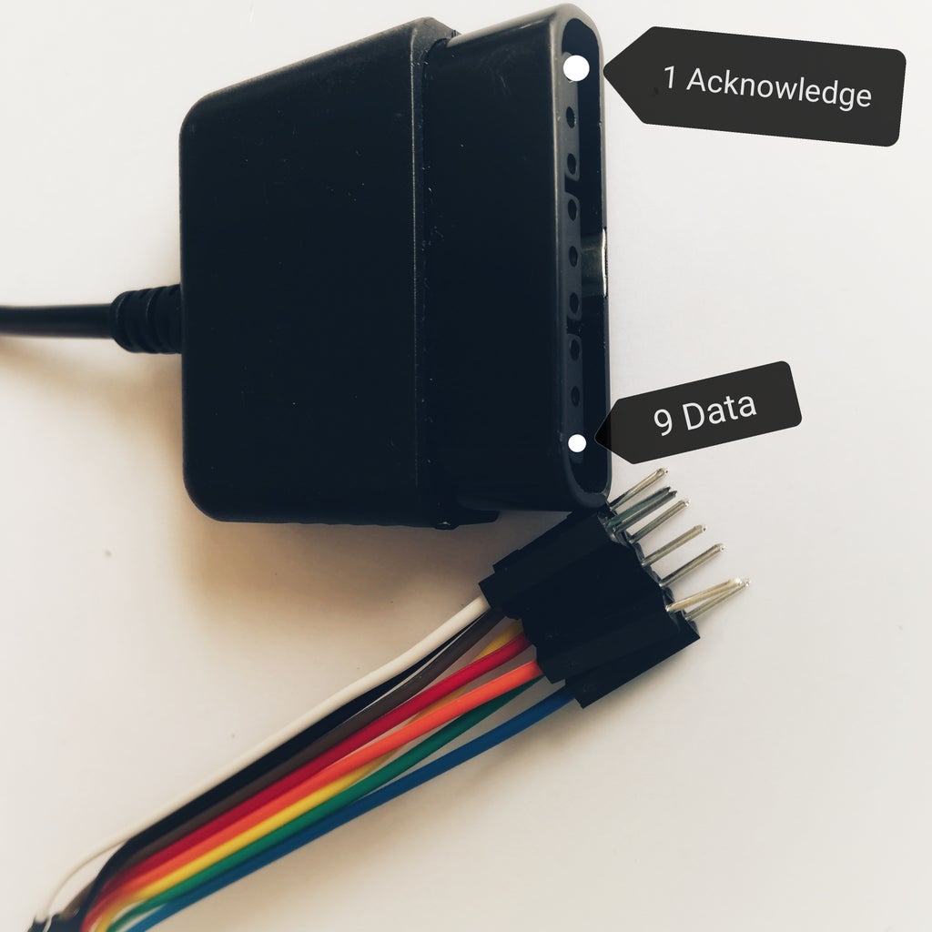 PS2 Controller Breakout Adapter for Arduino Interfacing : 10 Steps ...