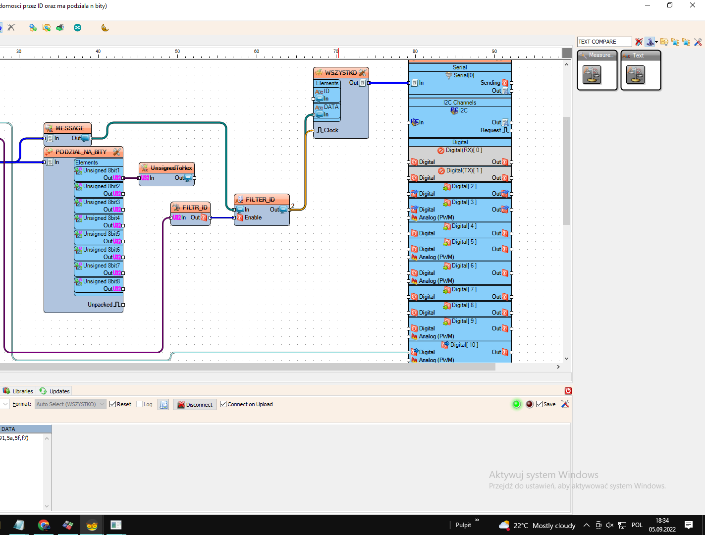 VISUINO Can Bus Sniffer V2.0A and 2.0B