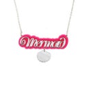 Laser Cut Nameplate Necklace