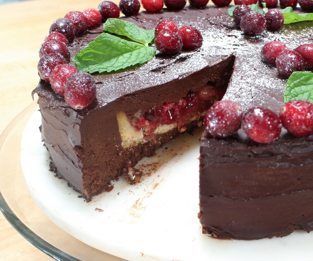 Christmas Pie-cake - Vegan and Gluten-free