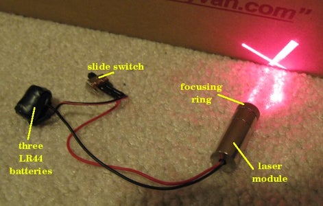Cross-laser Collimator for Newtonian Telescopes