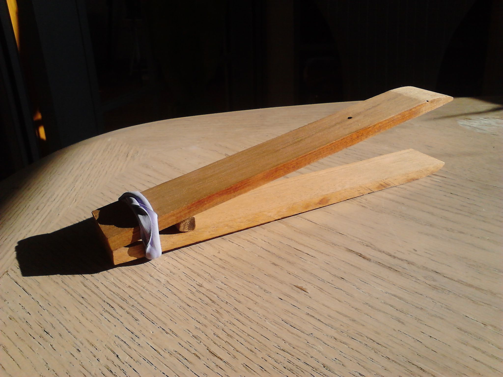 Wooden Tongs.