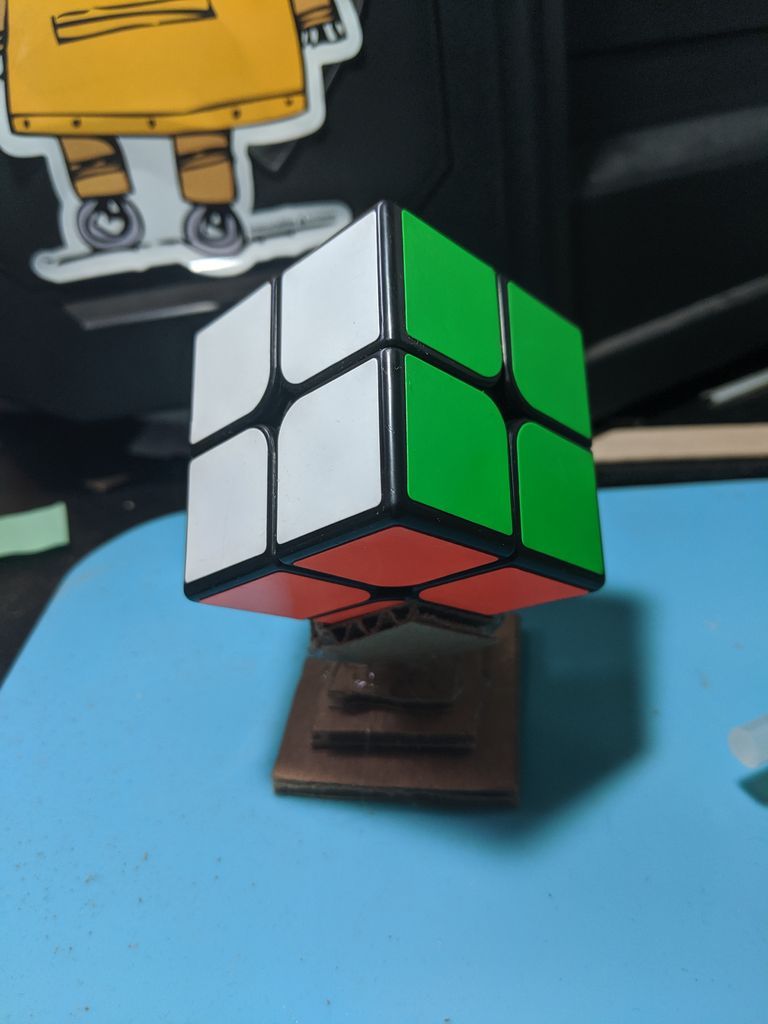 How to Make a Rubik`s Cube Stand Out of Cardboard 4 Steps