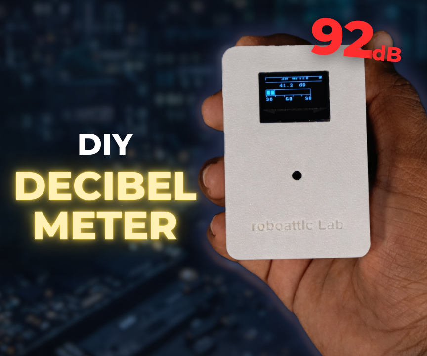I Built a Portable Decibel Meter Using Raspberry Pi Pico, Micro Python and Fusion360