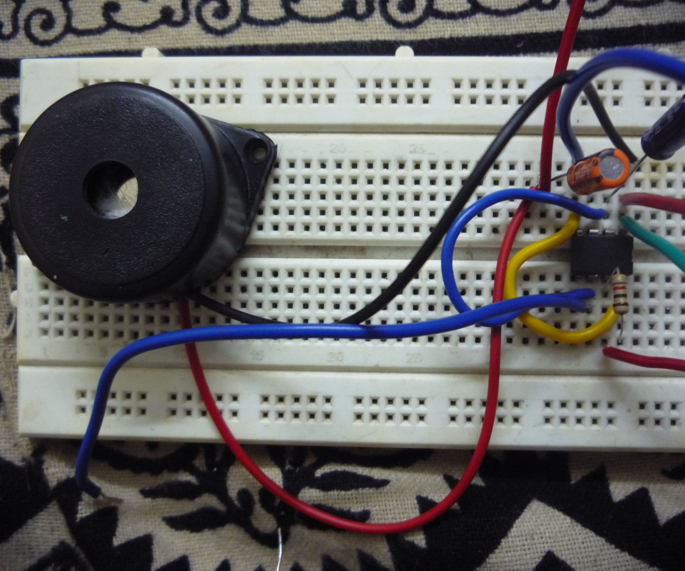 Showing Electricity Conduction From Water Color( No Conductive Paint)