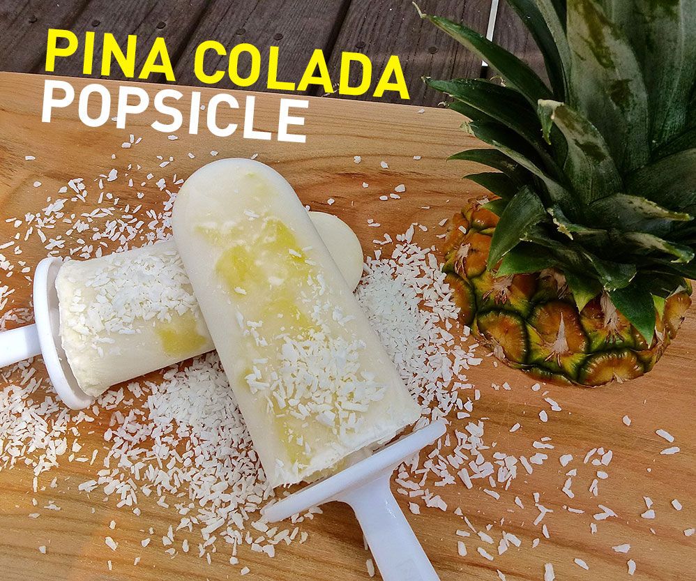 Pina Colada Popsicles (non Alcoholic)