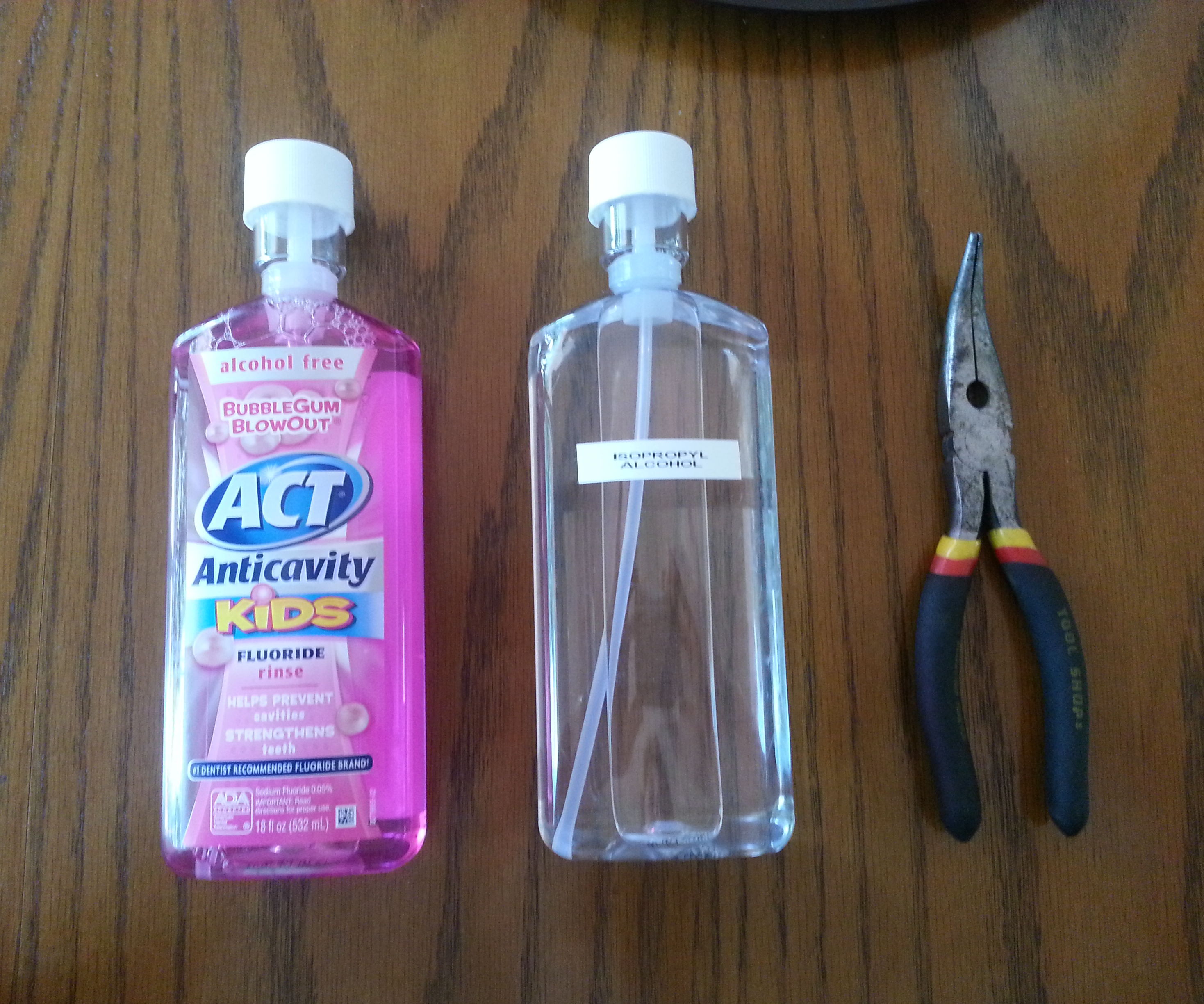 Cheap Reusable Liquid Chemical Dispensing Bottle - Rubbing Alcohol, etc.