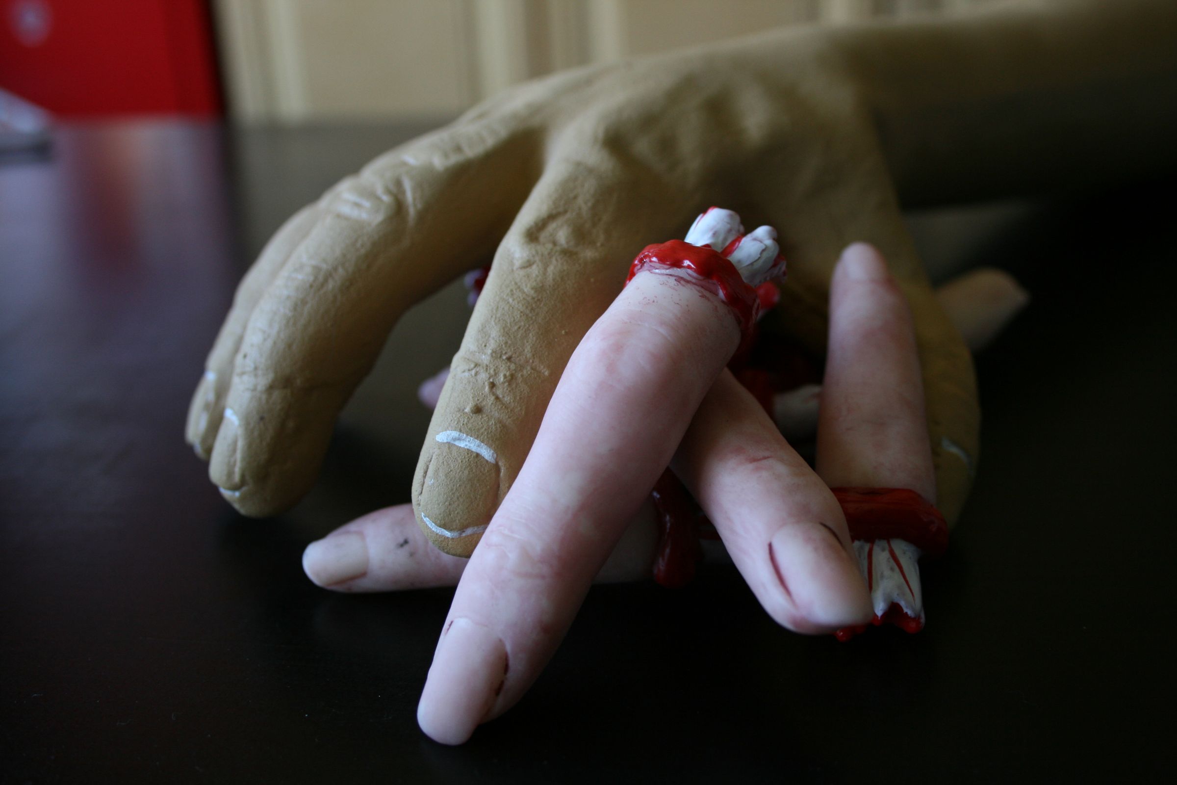 Adding Realism to Cheap Halloween Props - Weight Your Limbs 'n' Digits