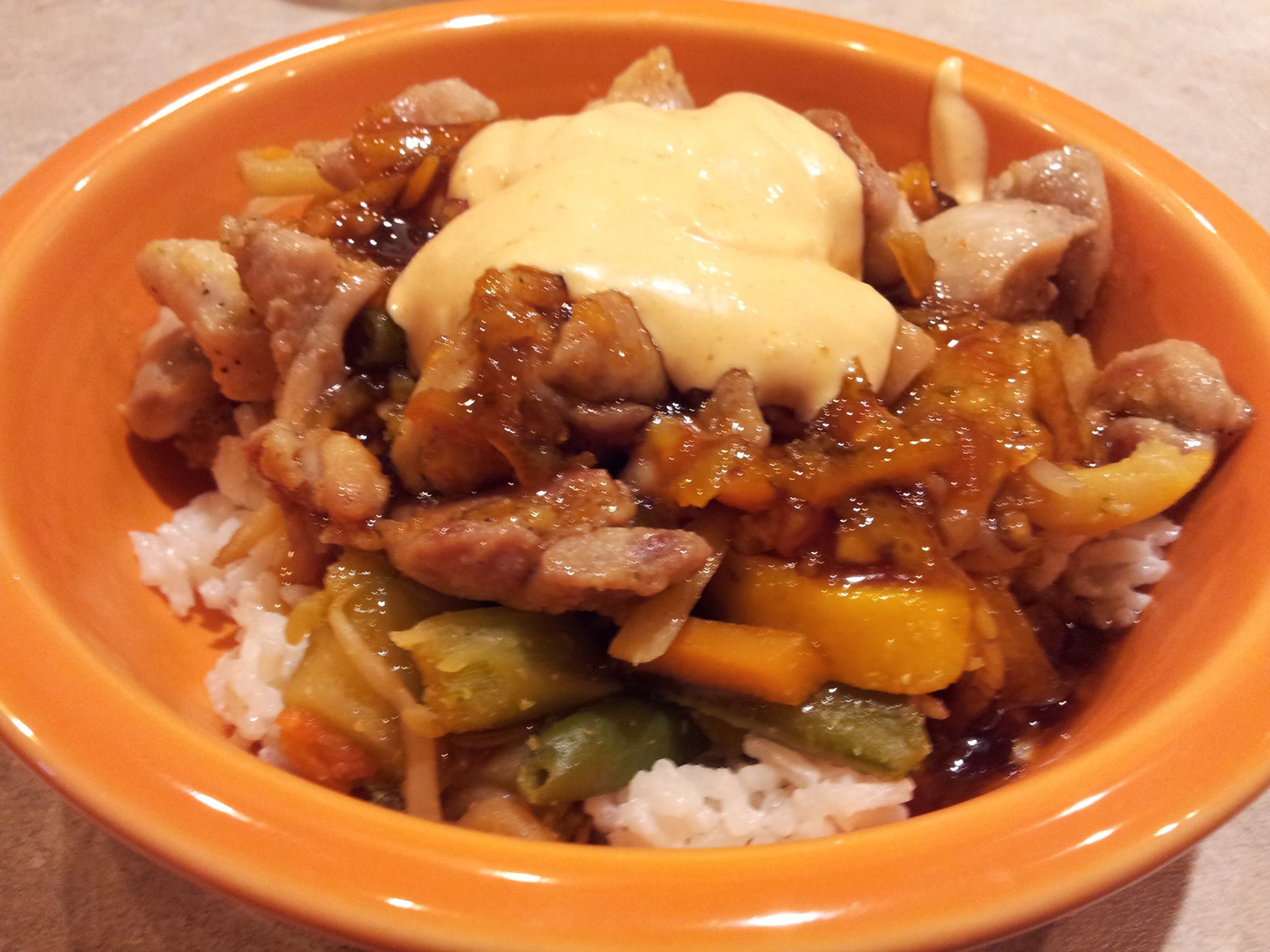 Orange Chicken (Gluten Free) +Bonus Condiment, Dynamite Sauce