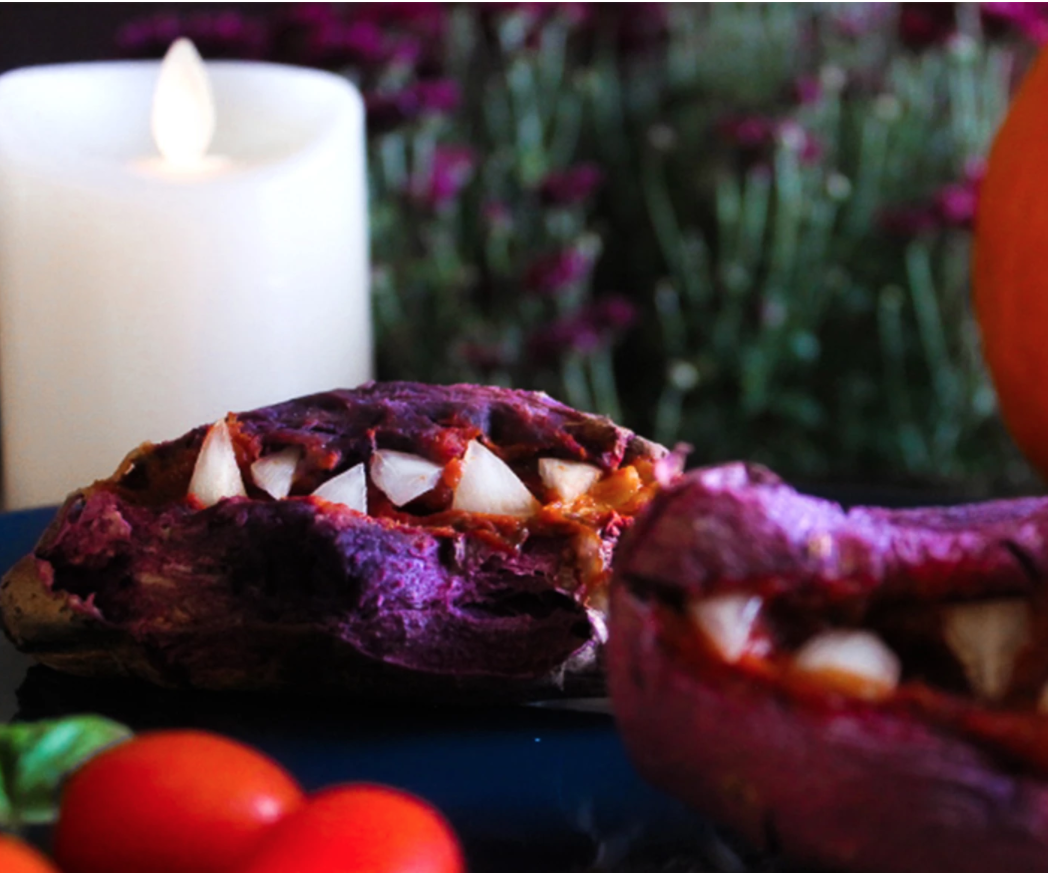 Halloween Monster Mash Purple Potatoes