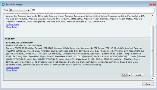 Installing the Board in Arduino IDE and the Blynk Library