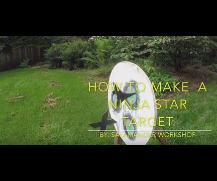 How to make a ninja star target! 