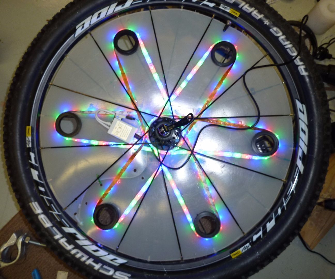 Bicycle Safety Aid Prototype: 3D Dynamic Wheel Light