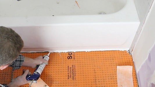 Fill Gap Between Tub and DITRA