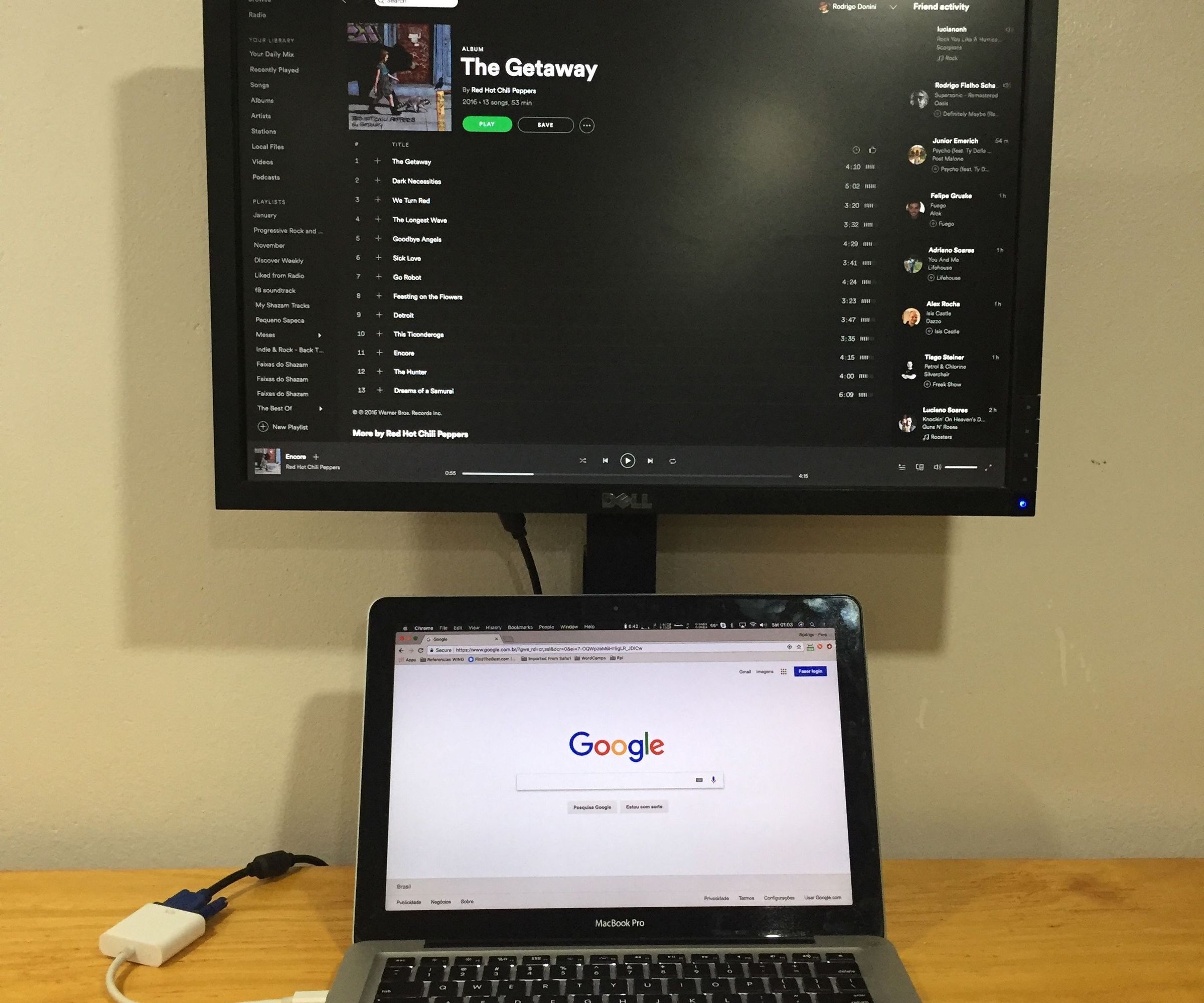 DIY Monitor Support With Power Outlet