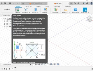 Creación Del Boceto Para La Cara Frontal