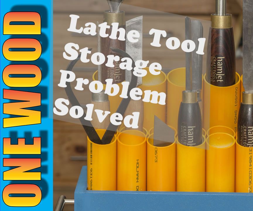 Woodturning Lathe Tool Storage Problems Solved in This Easy Woodworking Project Video