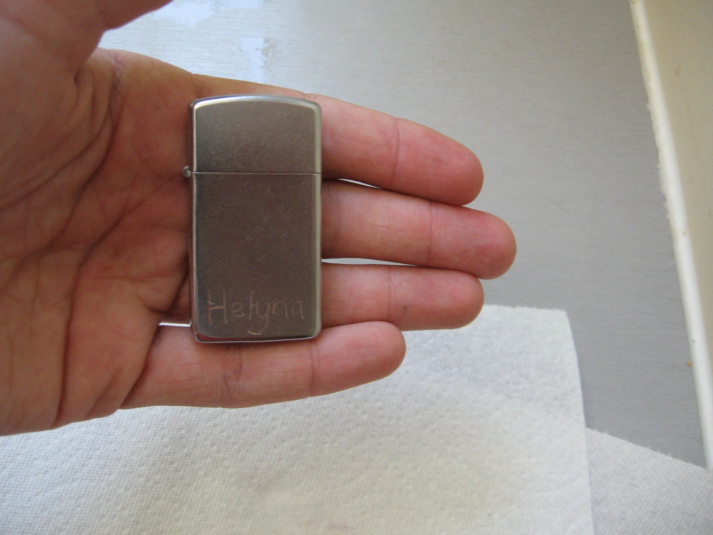 How to Custom Engrave a Zippo Lighter at Home