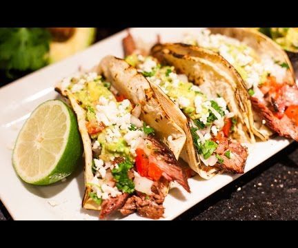 Carne Asada Tacos & Guac