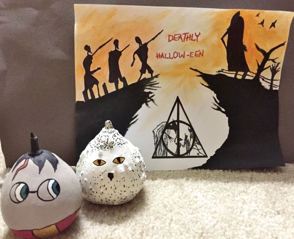 Halloween Painted Pumpkin Characters: Harry Potter, Grinch and More..