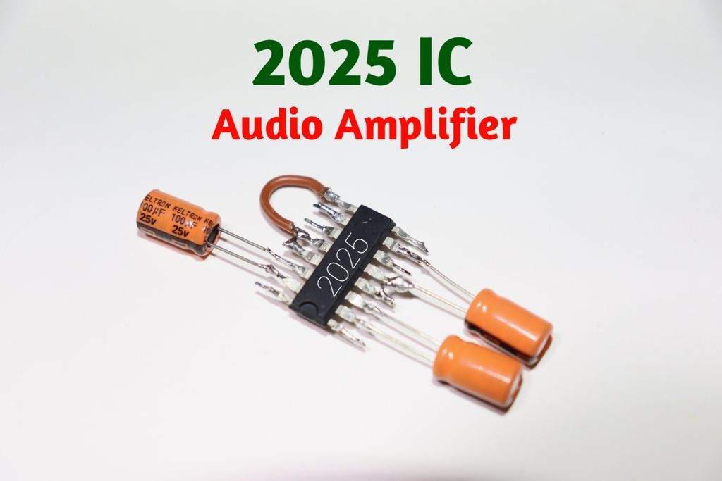 2025 IC Audio Amplifier Circuit 15 Steps