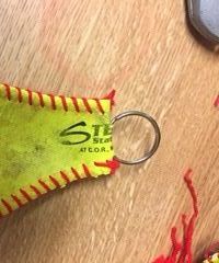 Softball or Baseball Key Chain