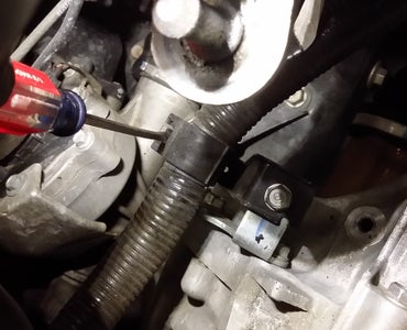 Disconnect the Shifter, Sensors, and Harness From Transmission