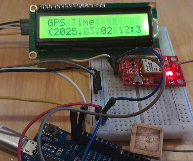 GPS Time & Internet Time As a Backup Using Visuino