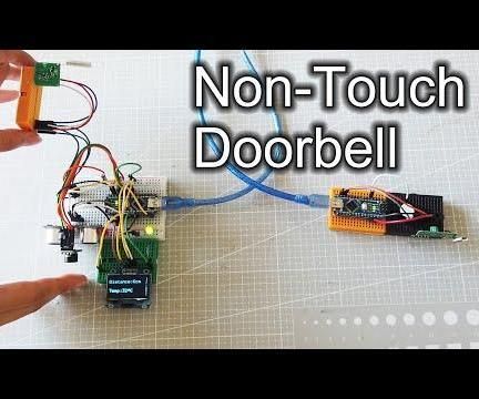 How to Make a Non-Touch Doorbell, Body Temperature Detection, GY-906, 433MHz Using Arduino