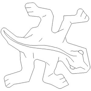 Cut Your Reptiles!  Paint Them Too.