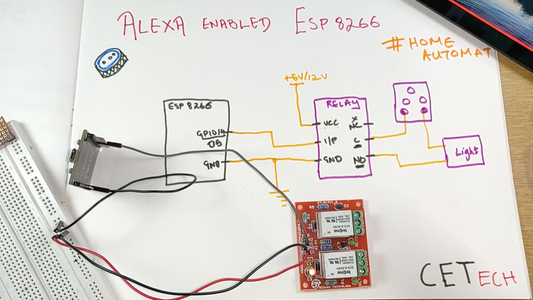 Control Home Appliances Through Alexa With ESP8266 or ESP32 : 8 Steps ...