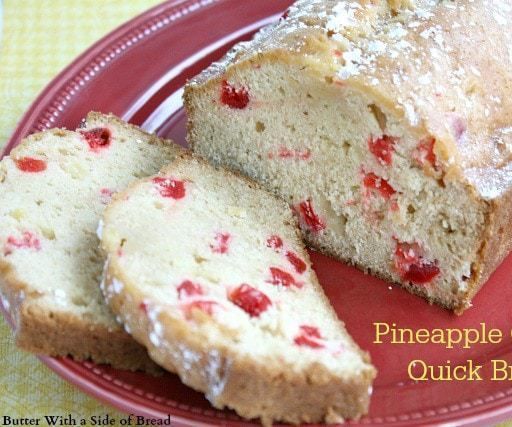 Pineapple Cherry Quick Bread