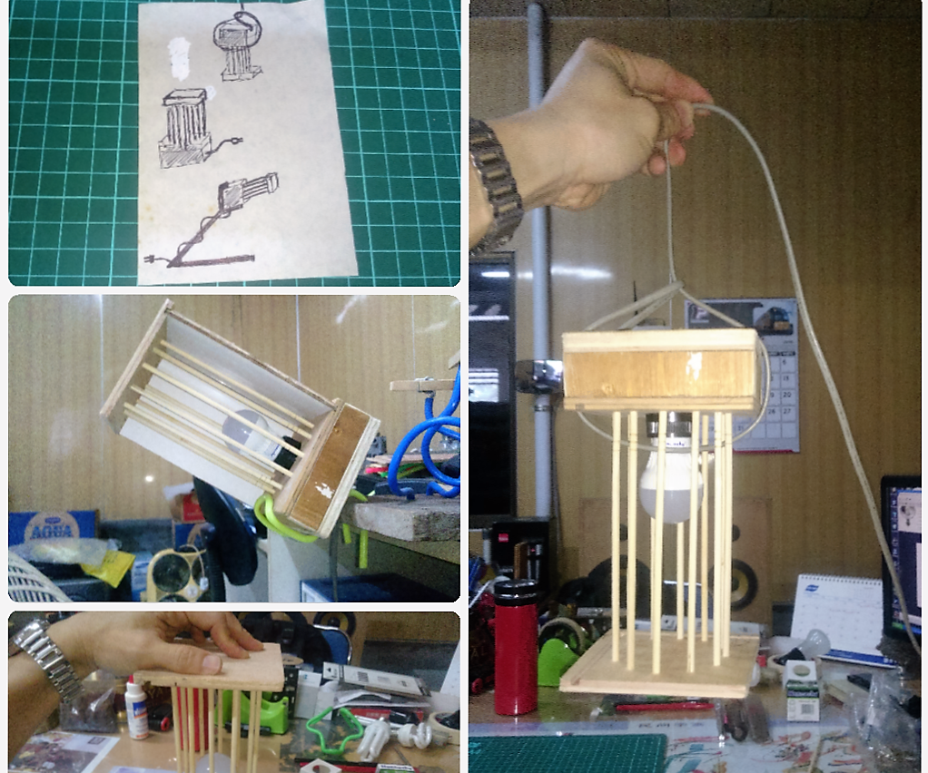 Multi Mounting Cage Lamp