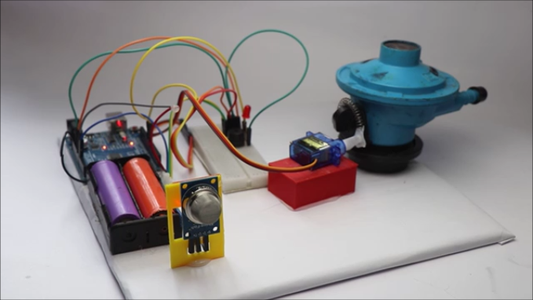 Arduino LPG Gas Leakage Detection System With Auto Cut-Off Regulator ...