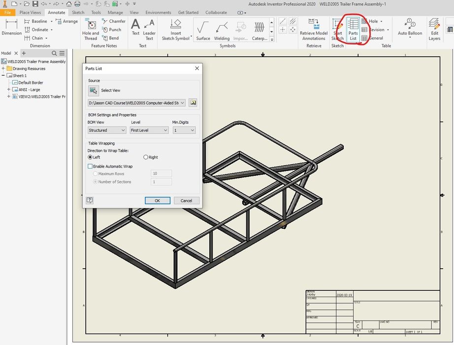 Inventor Frame Optimation Overview: Autodesk Inventor Frame Generator Trailer : 29 Steps ...