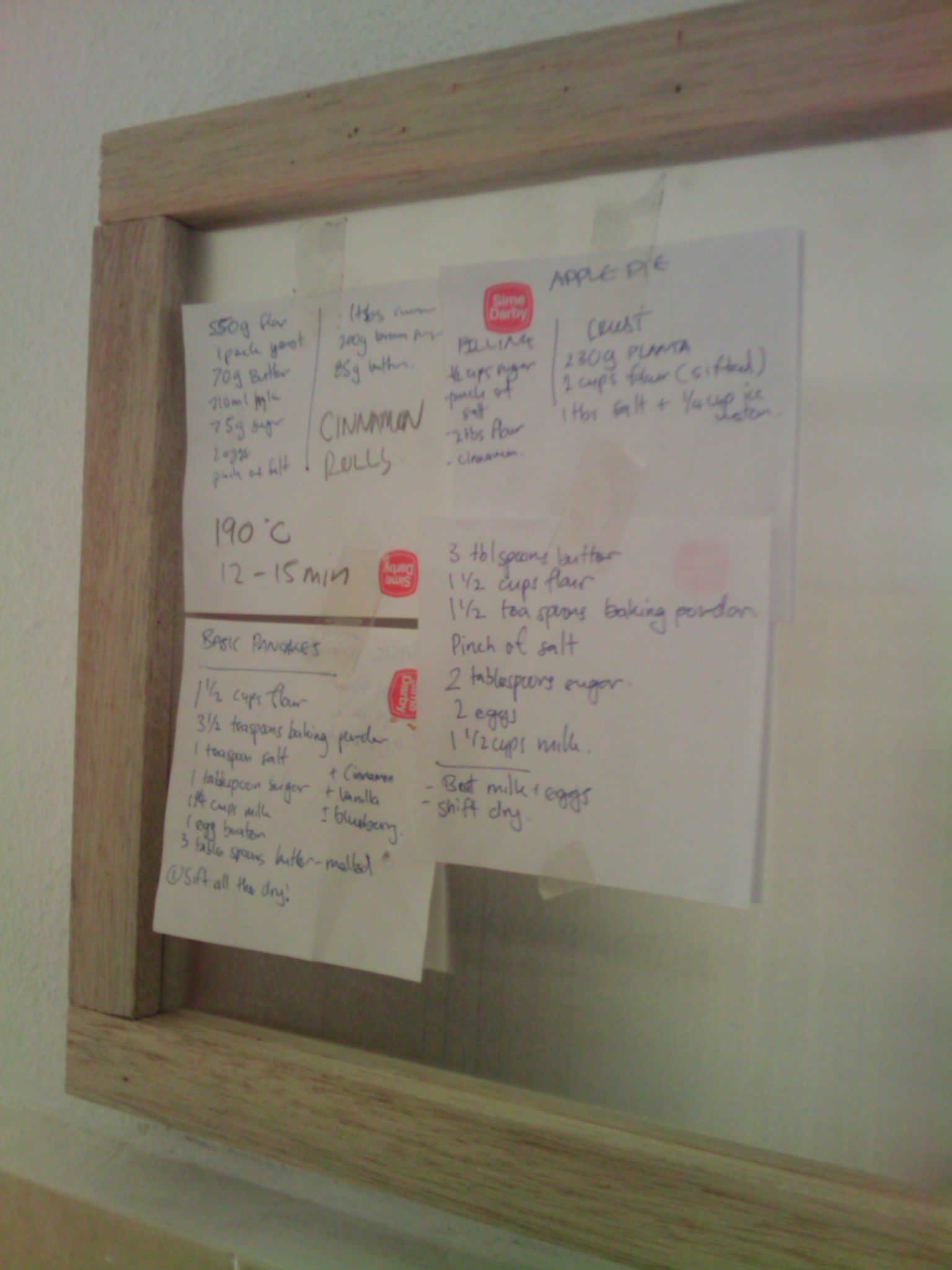 Kitchen Recipe Holder / Sign Board