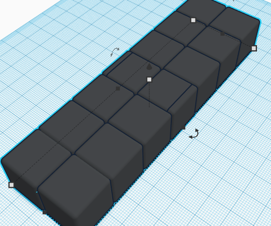  How to Make a 1x2x7 Rubik's Cube in TinkerCAD(Making It Move)