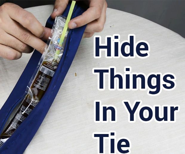 Secret Pocket in the Tie