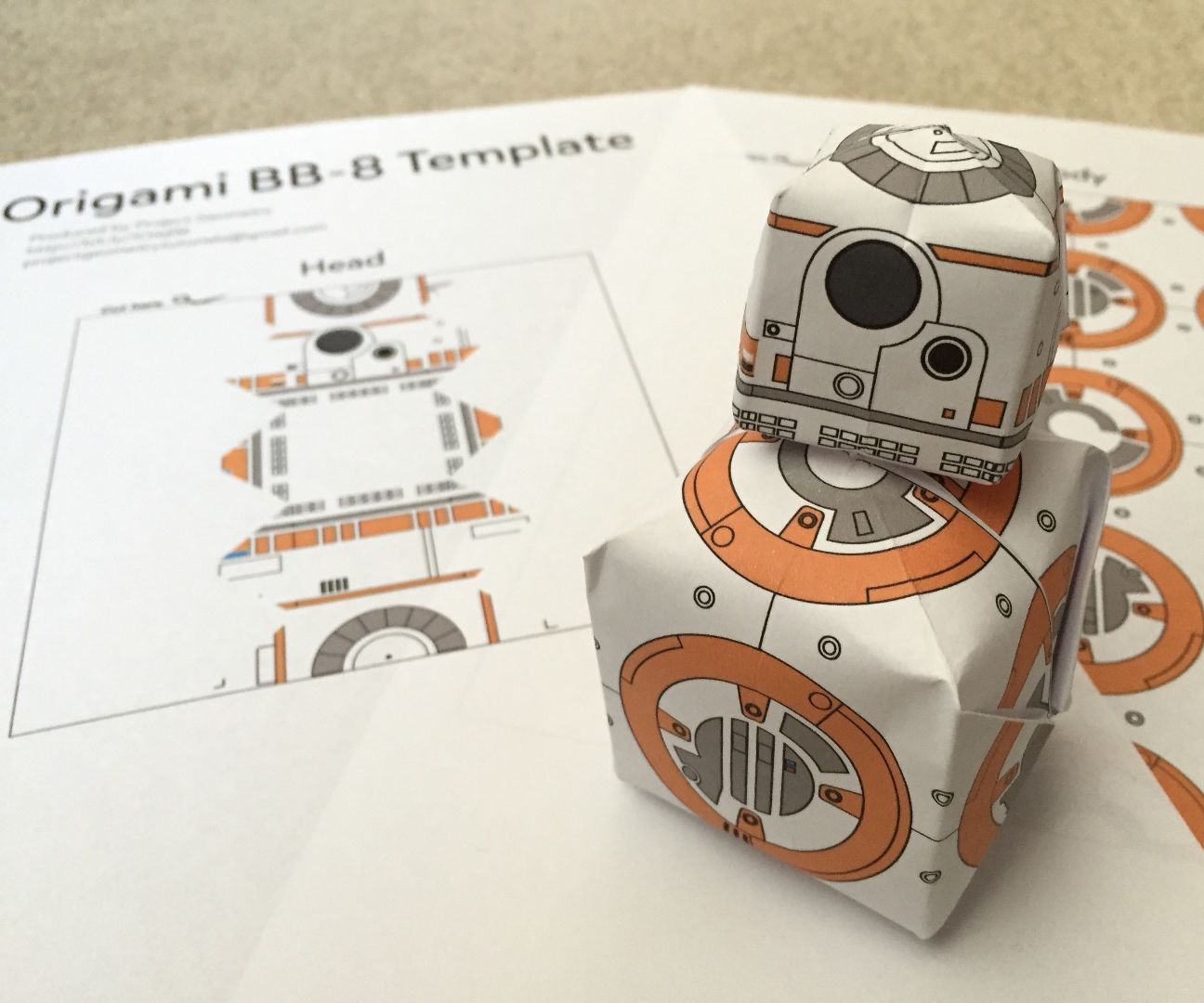 Origami BB-8