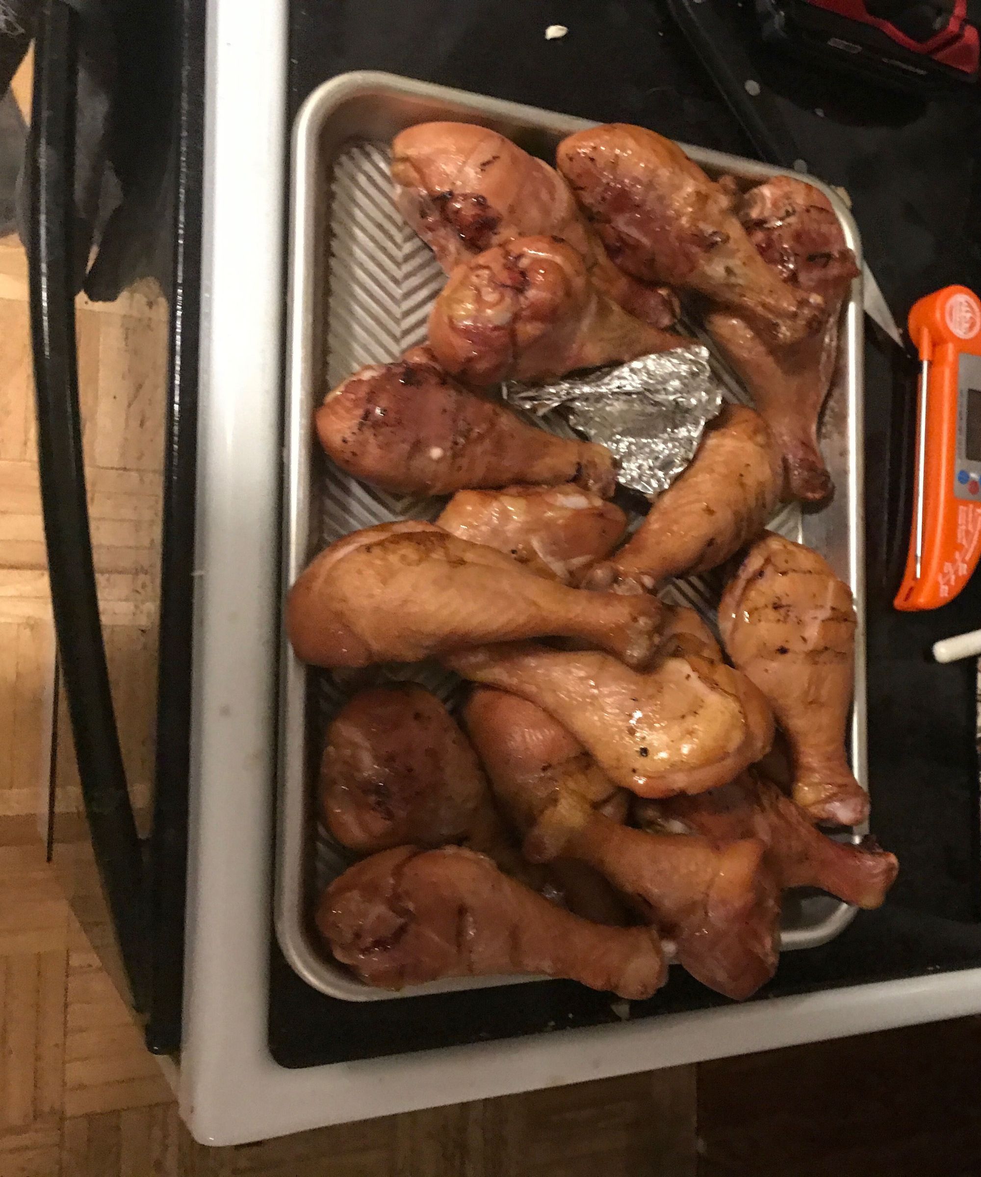 Coffee Brined Chicken Legs