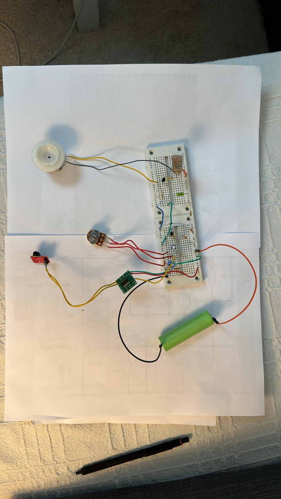 Loudspeaker Version Without Germanium Diode