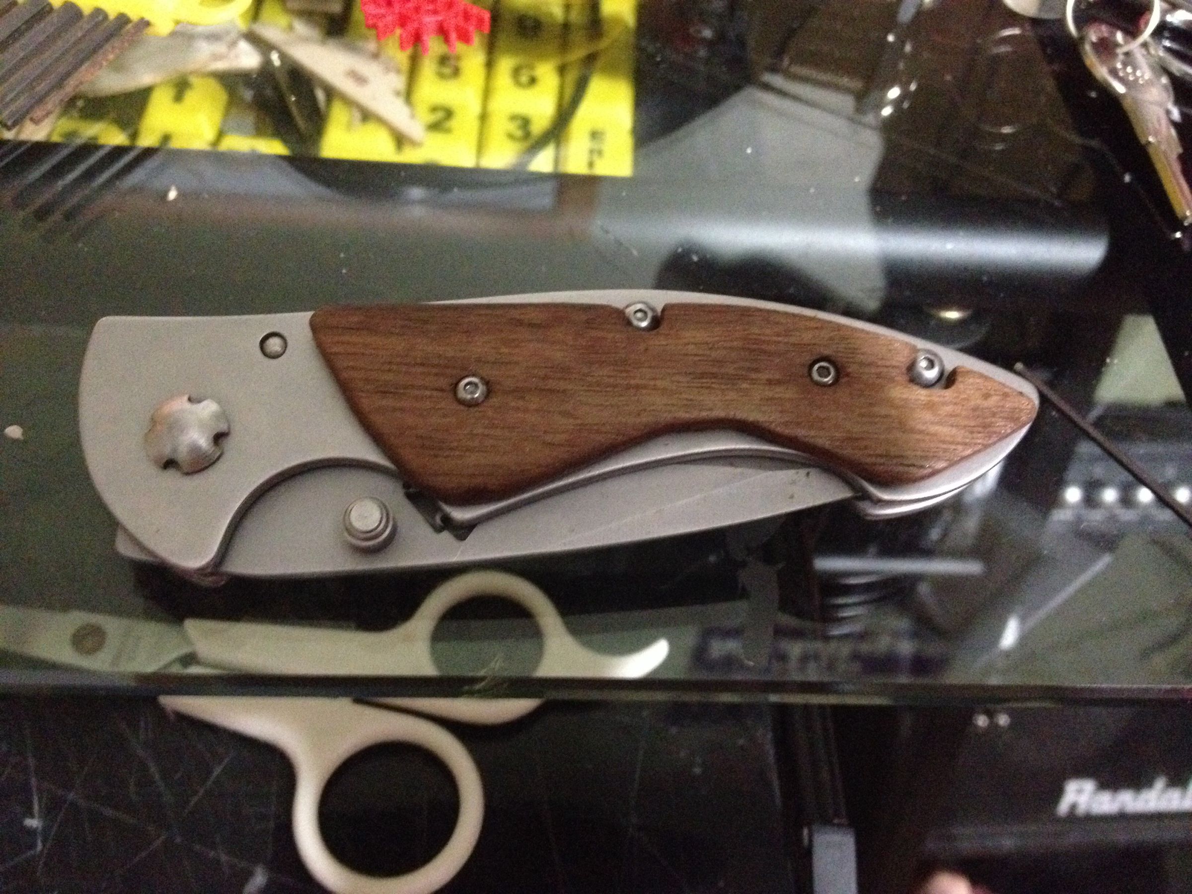 ADD NEW WOOD TO OLD KNIFE!