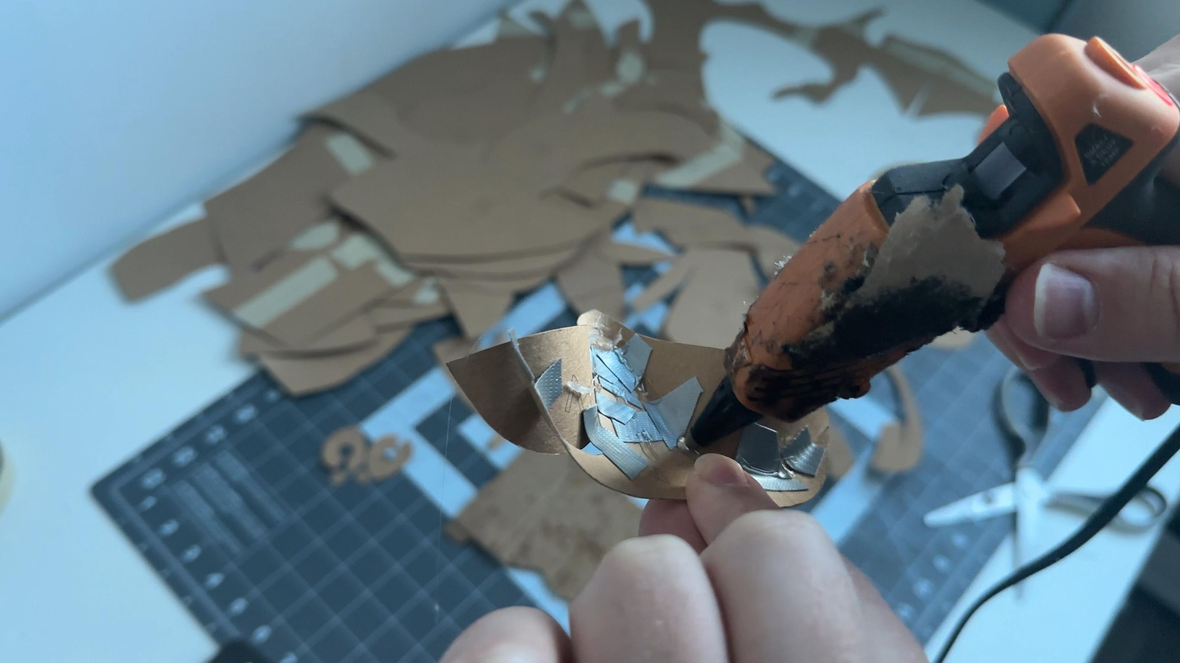 Secure With Hot Glue